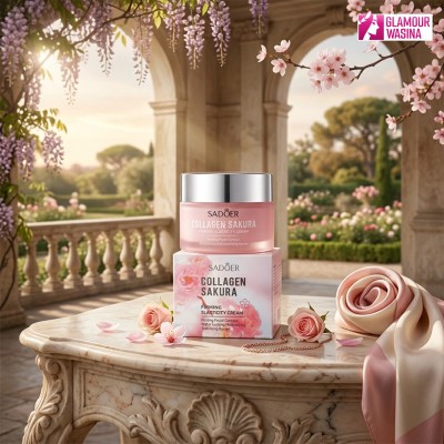 SADOER Collagen Sakura Firming Elasticity Night Cream