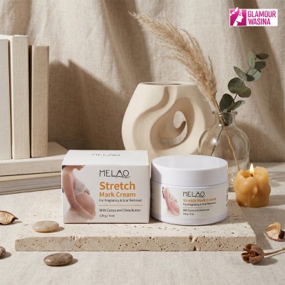 MELAO Stretch Mark Cream with Cocoa and Shea Butter