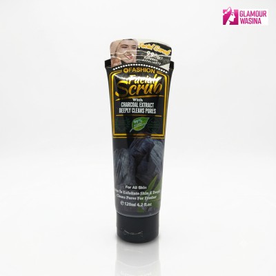 Facial Scrub ( CHARCOAL EXTRACT DEEPLY CLEANS PORES)
