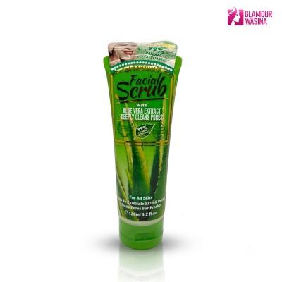 Facial Scrub (With Aloe vera extract deeply cleans pores)
