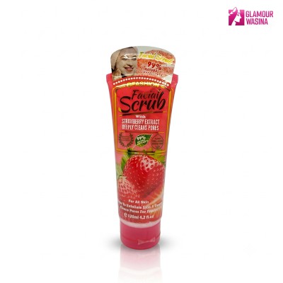 Facial Scrub (Strawberry Extract deeply cleans pores)