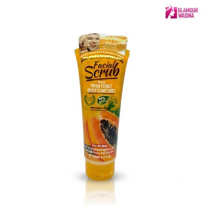 Facial Scrub (Papaya Extract Deeply Cleans Pores)